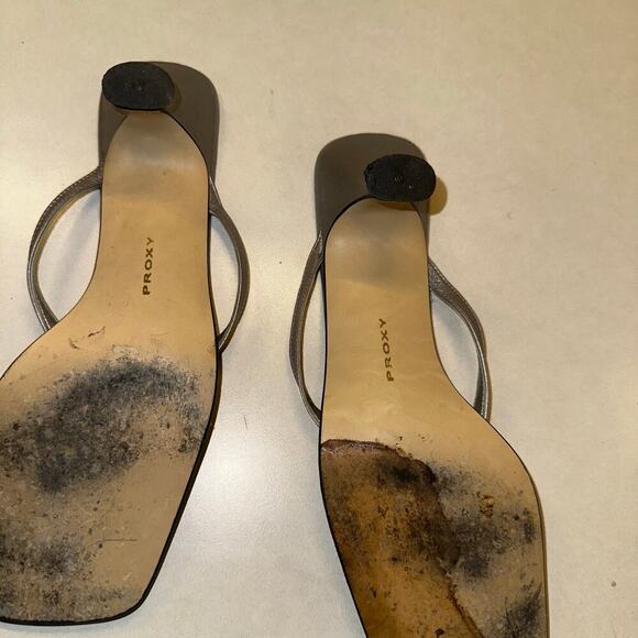 Y2k vintage silver kitten heels - Picture 4 of 4